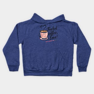 Fueled by Coffee and love Happy mother's day Mom  | Mom lover gifts Kids Hoodie